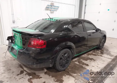 2013 Dodge Avenger Se из США, поврежденный, VIN 1C3CDZAB0DN754003